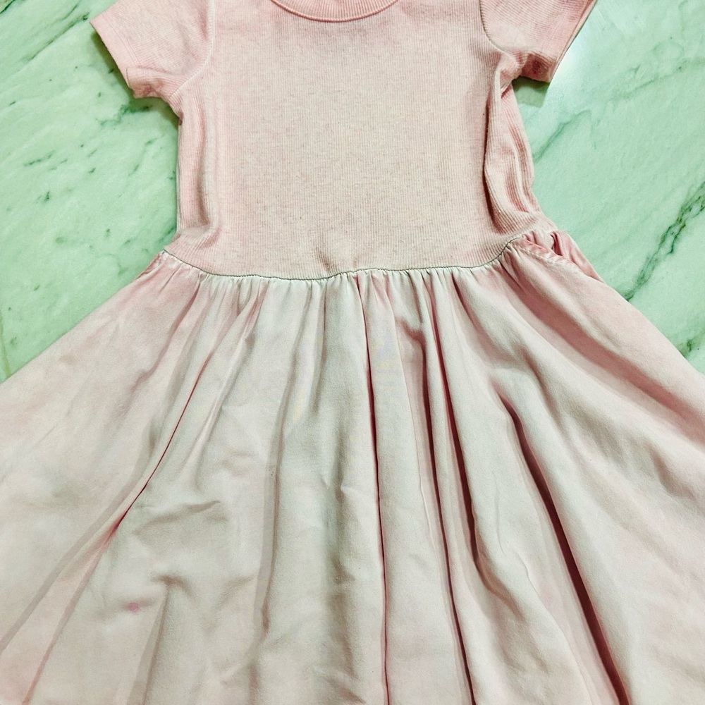 Chaser Pink Casual Sundress Crew Neck Short Sleeve
